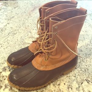 LL Bean 8” Duck Boots - Men’s US size 10/ EUR 44